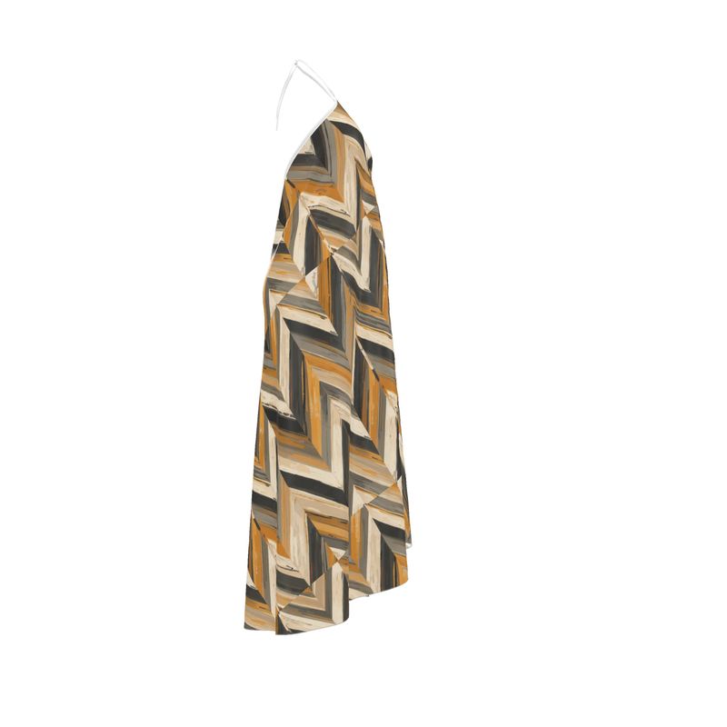 Milano Moda Halterneck Backless Dress