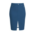 Lake Como Denim Midi Skirt