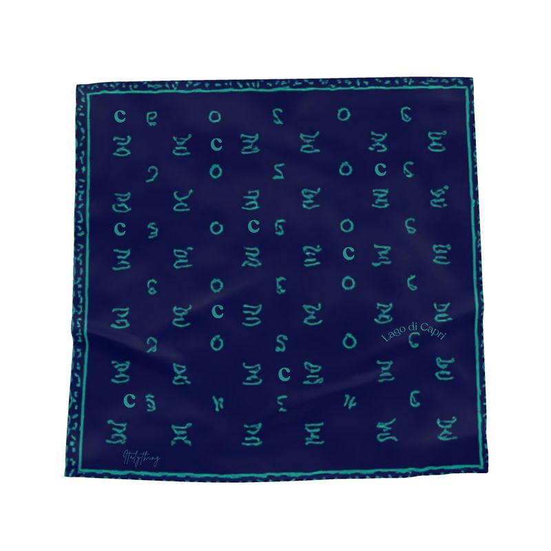 Lake Como Silk Bandana Scarf