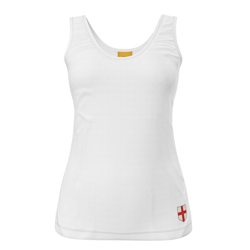 Milano Whtie Ladies Vest Top