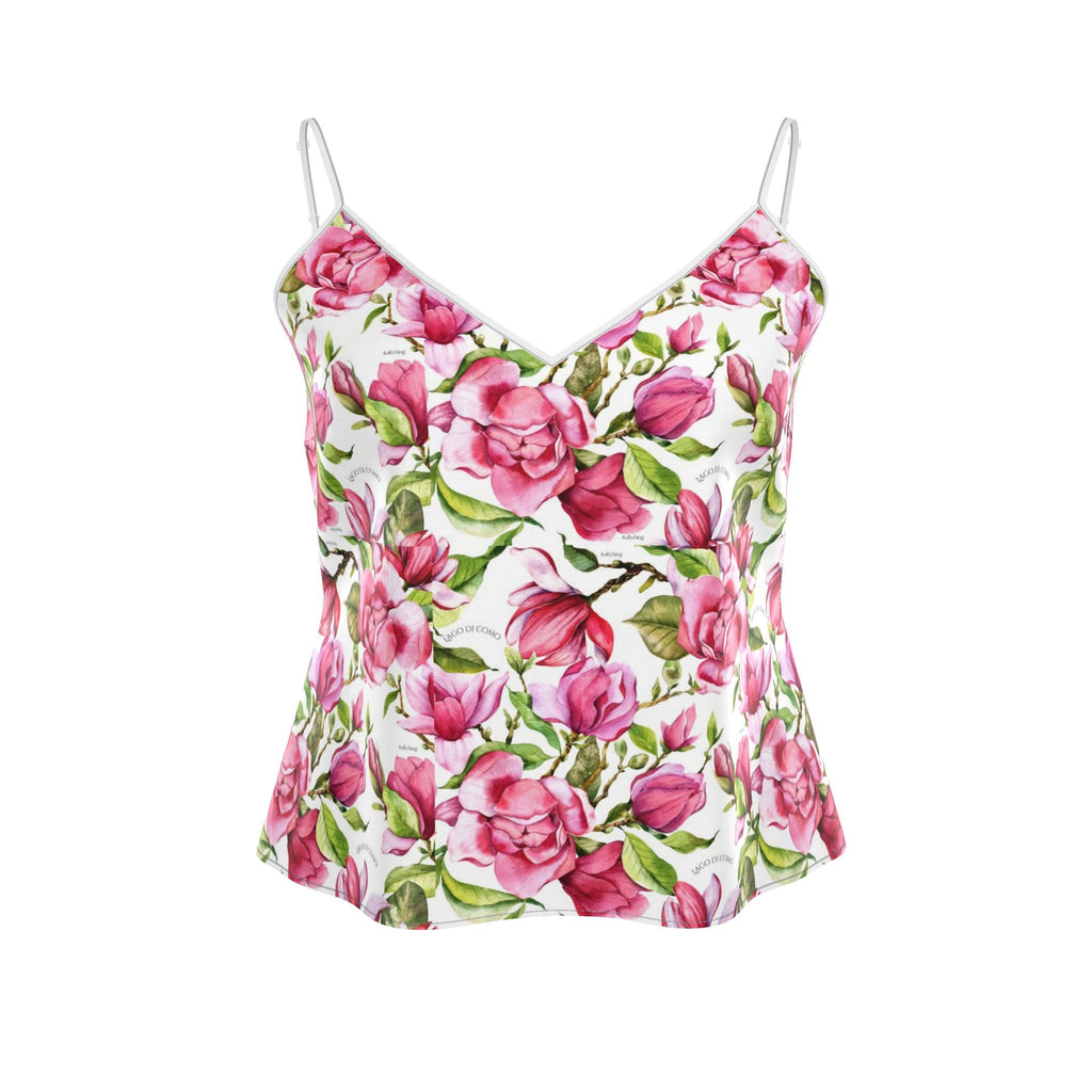 Lake Como Magnolia Silk Top