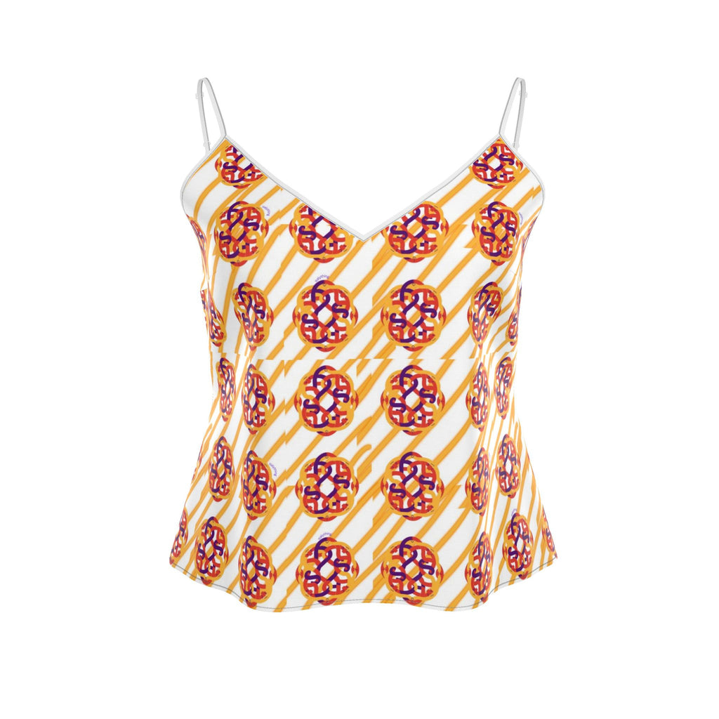 Roman Solomon Knot Silk Top