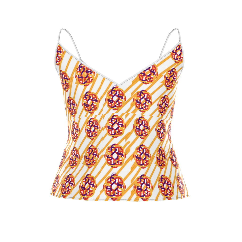 Roman Solomon Knot Silk Top
