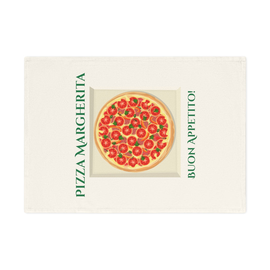 Pizza Margherita Cotton Tea Towel