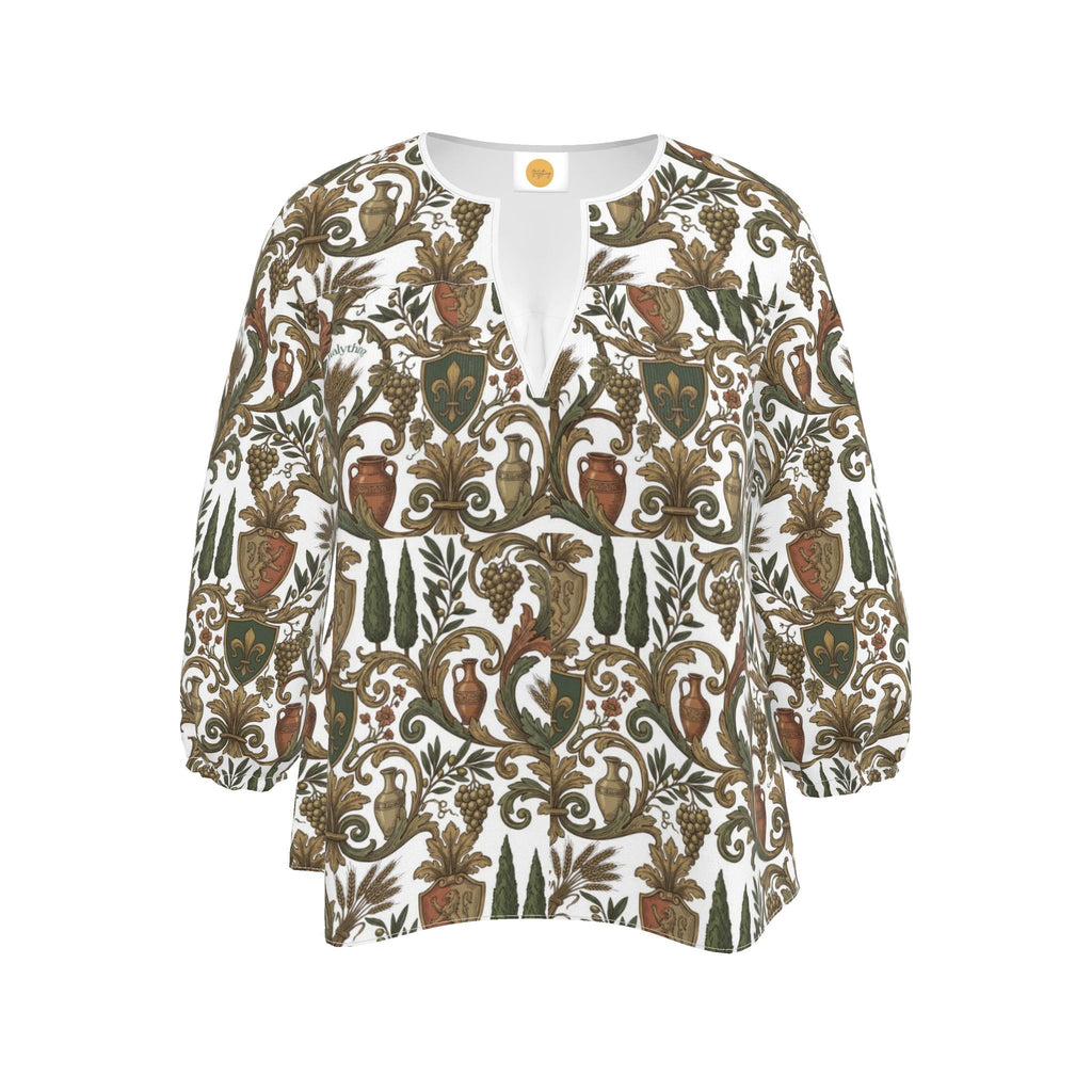 Toscana Harvest Silk Blouse