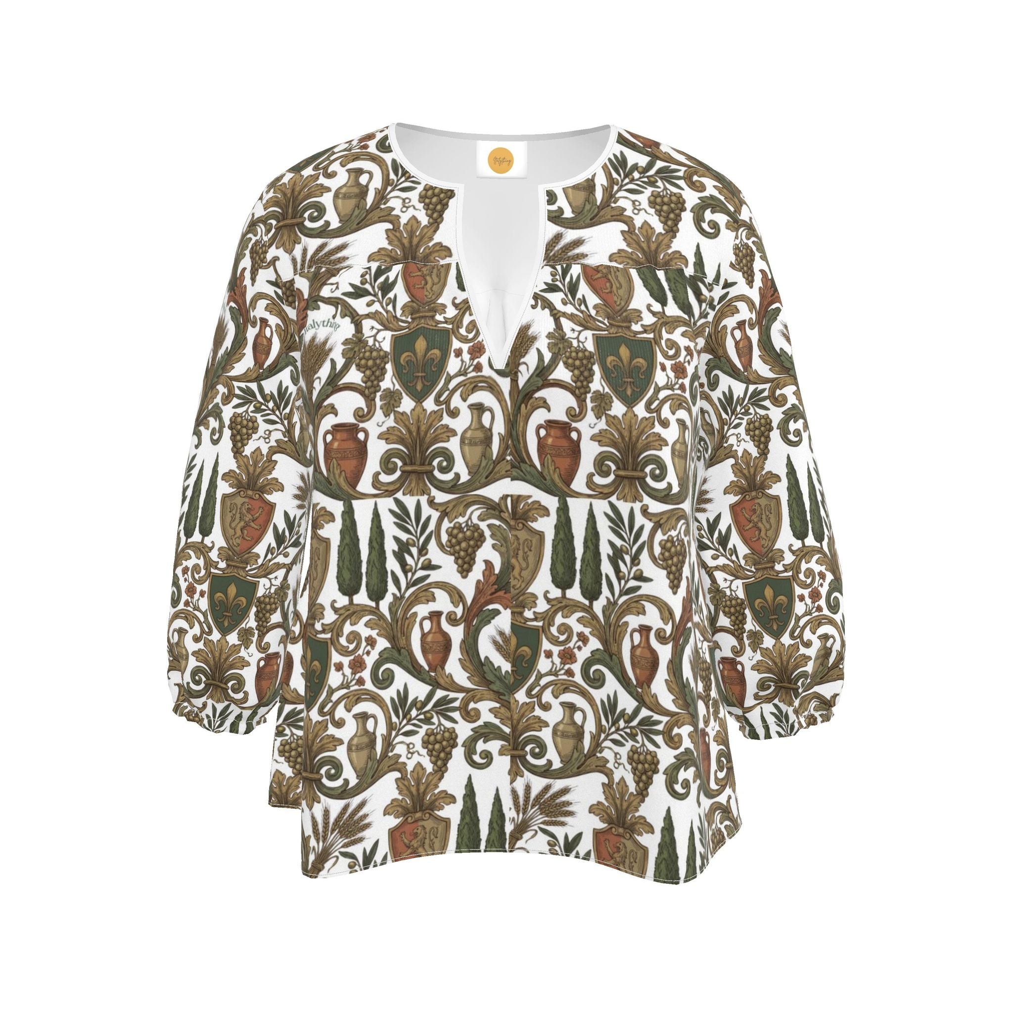 Toscana Harvest Silk Blouse