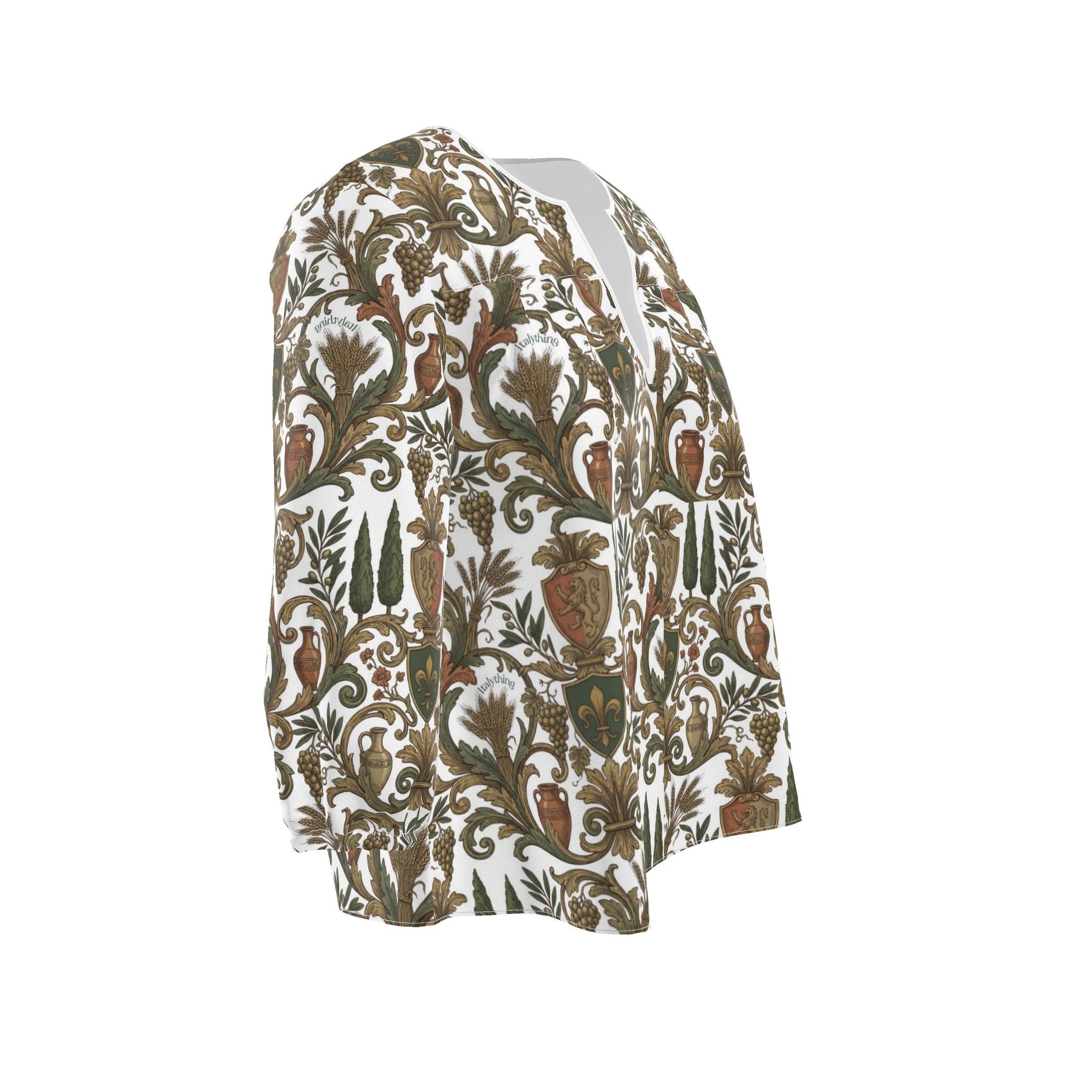 Toscana Harvest Silk Blouse
