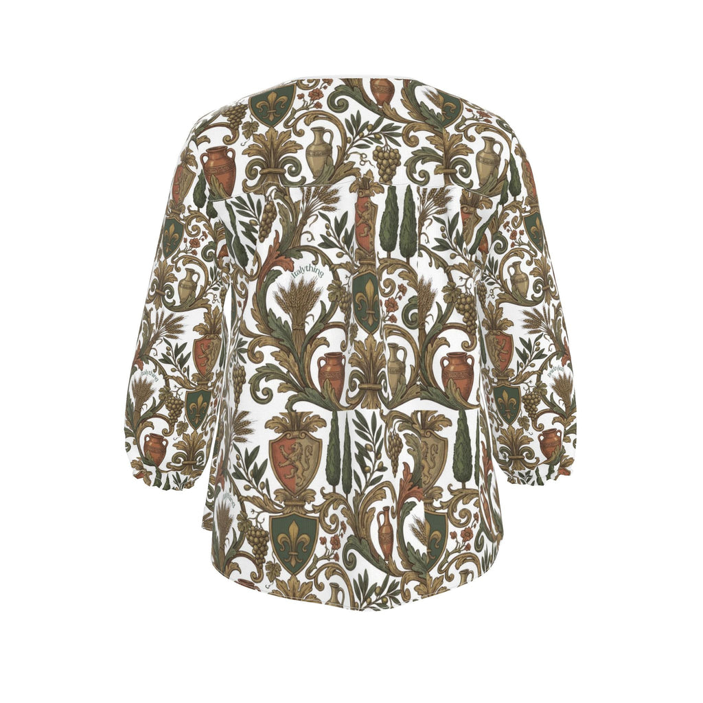 Toscana Harvest Silk Blouse