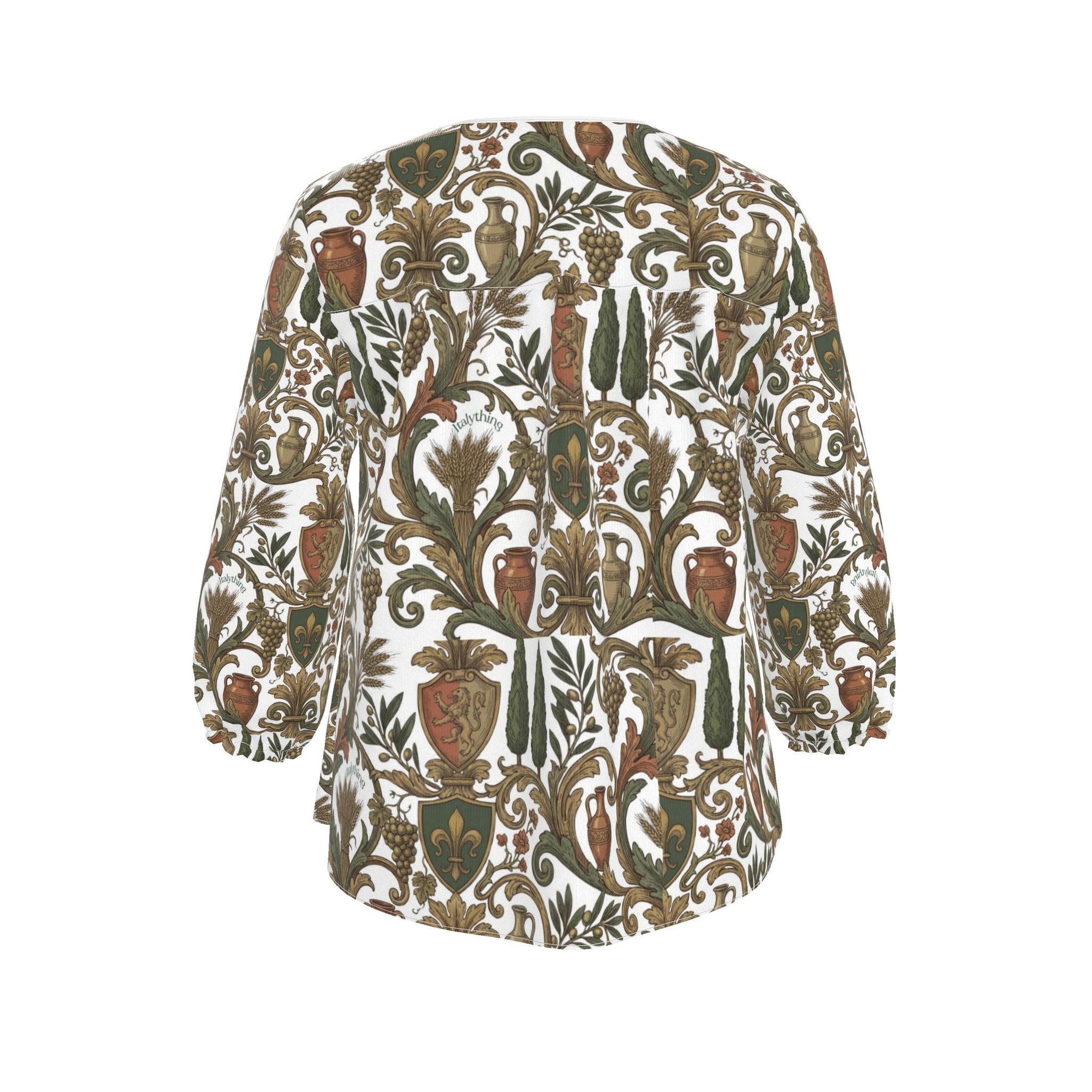 Toscana Harvest Silk Blouse