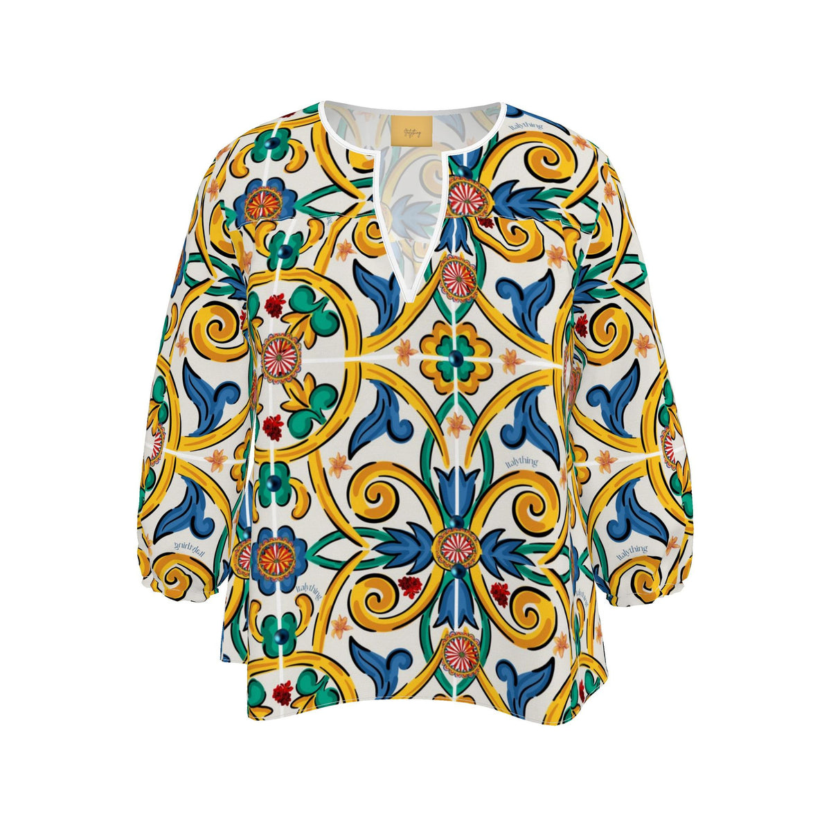 Sicilian Mosaic Womens Blouse