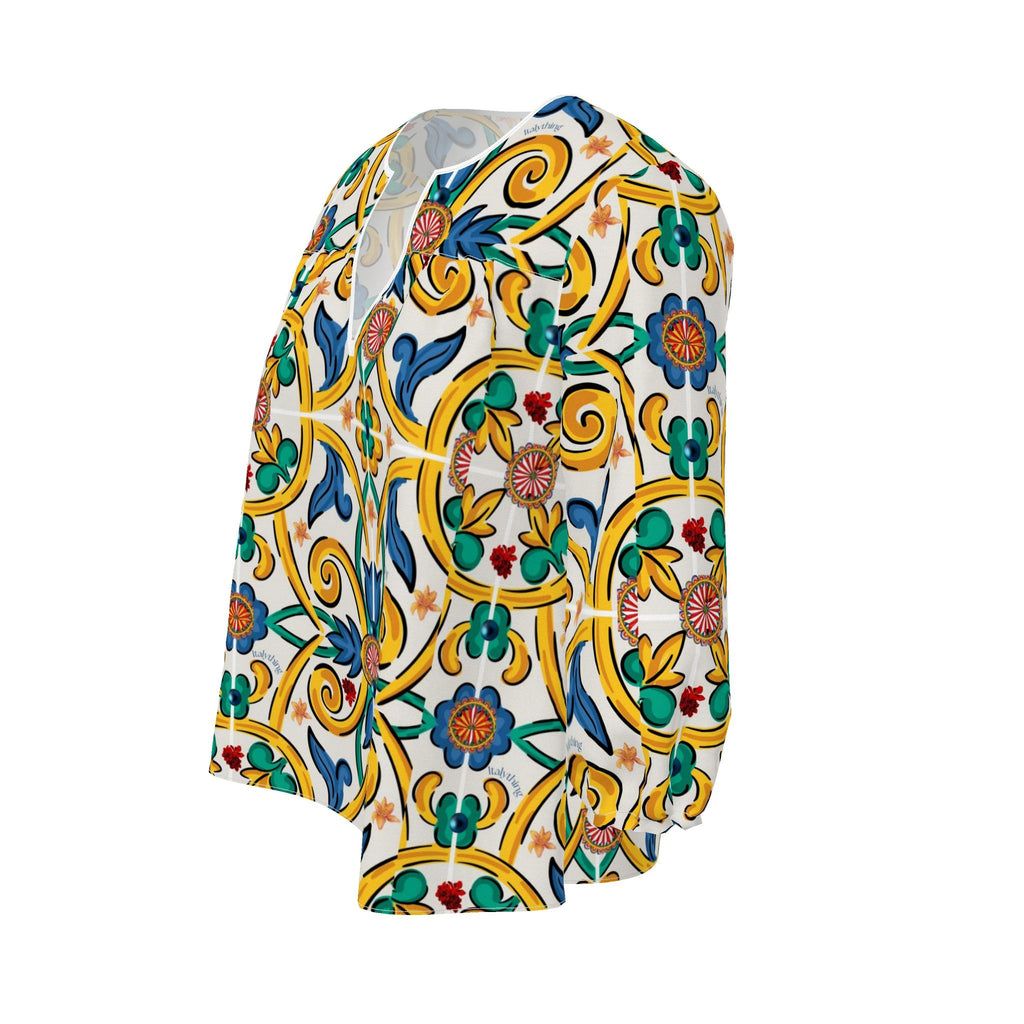 Sicilian Mosaic Womens Blouse