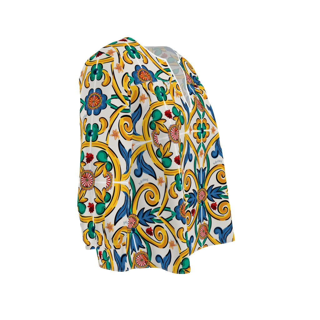 Sicilian Mosaic Womens Blouse