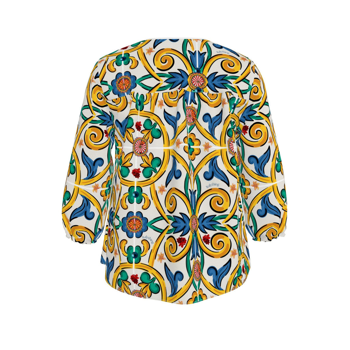 Sicilian Mosaic Womens Blouse