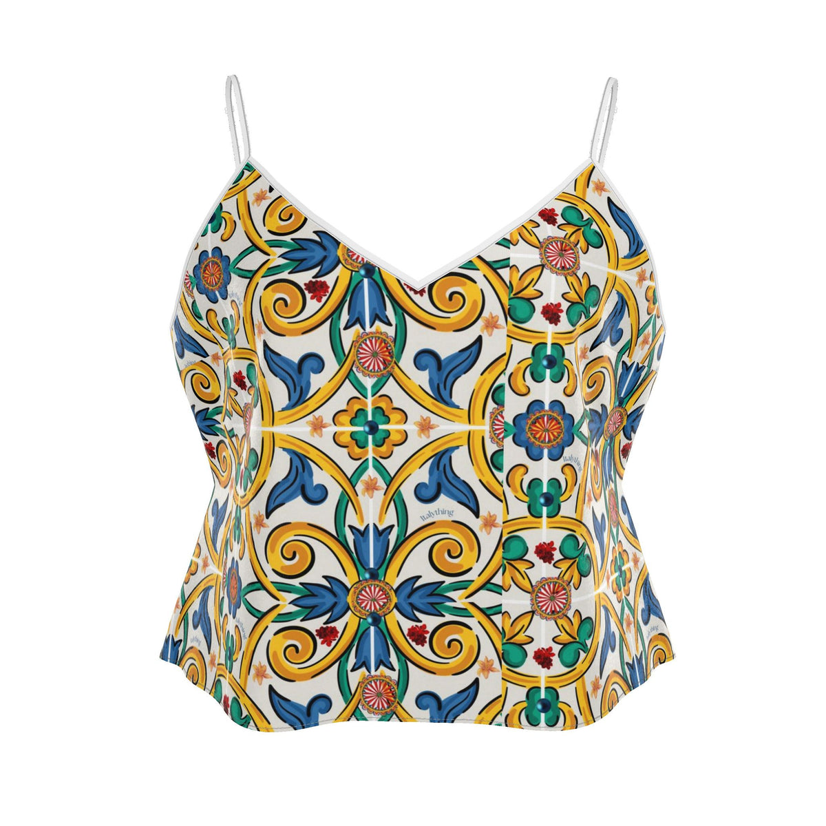 Sicilian Majolica Strappy Camisole