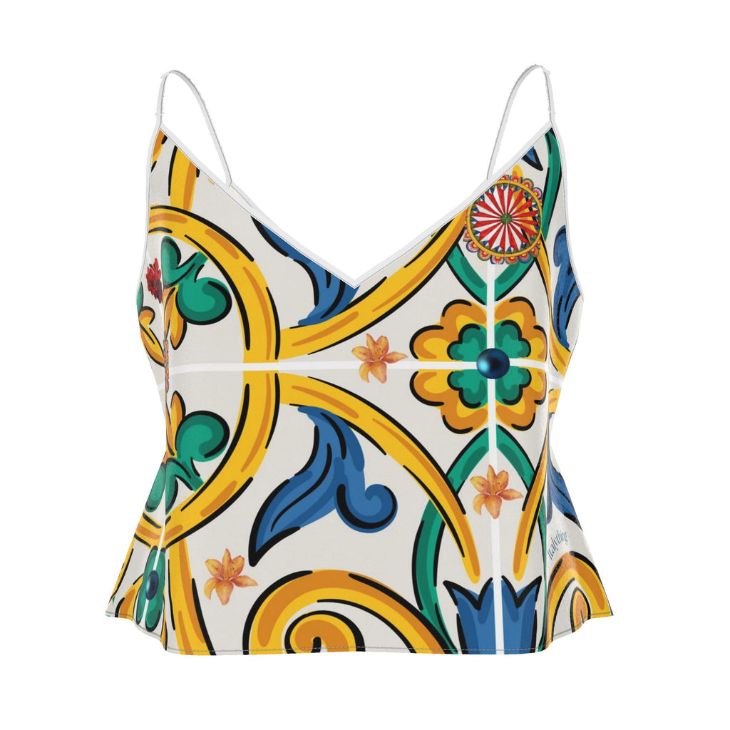 Sicilian Majolica Strappy Camisole