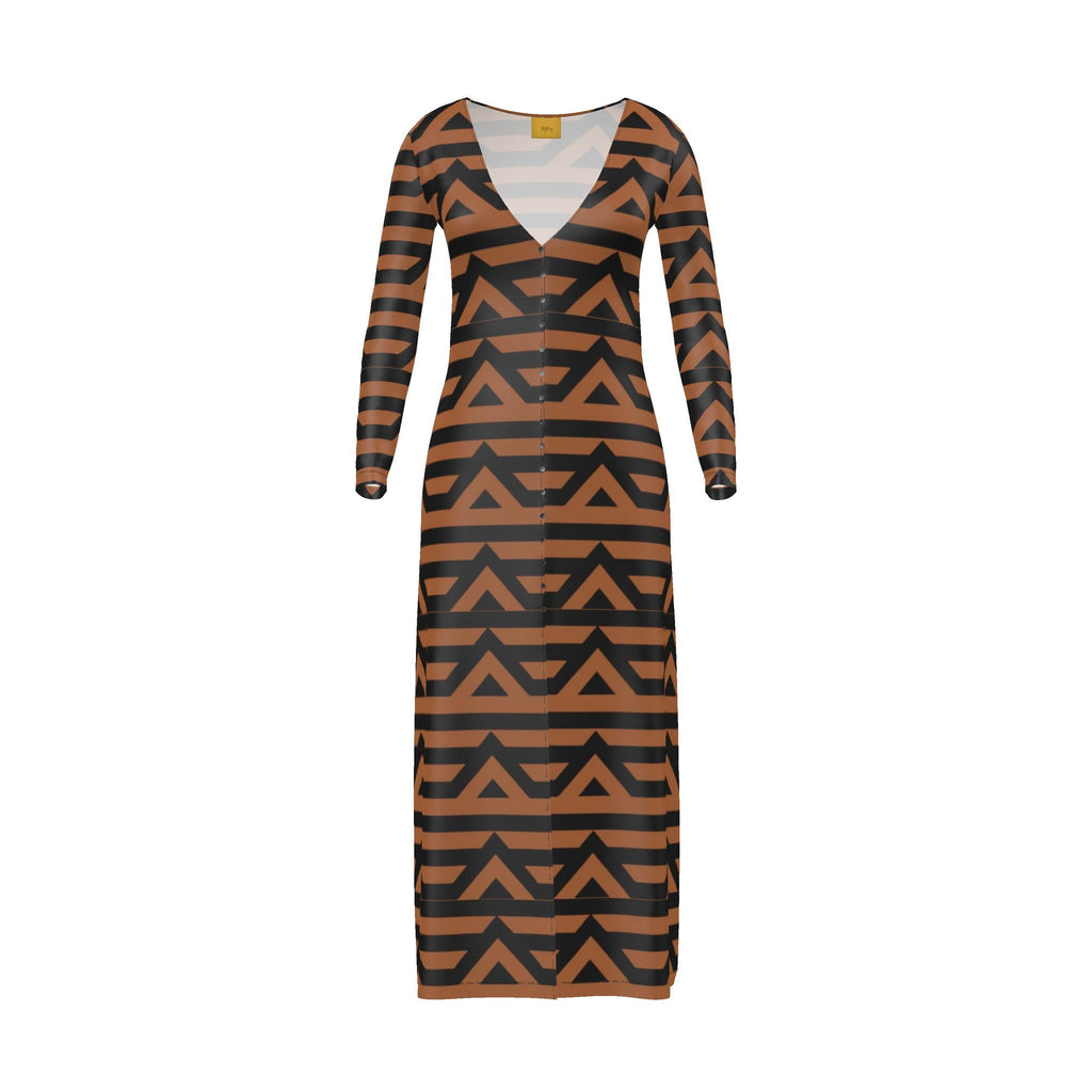 Ladies Cardigan Roman Print