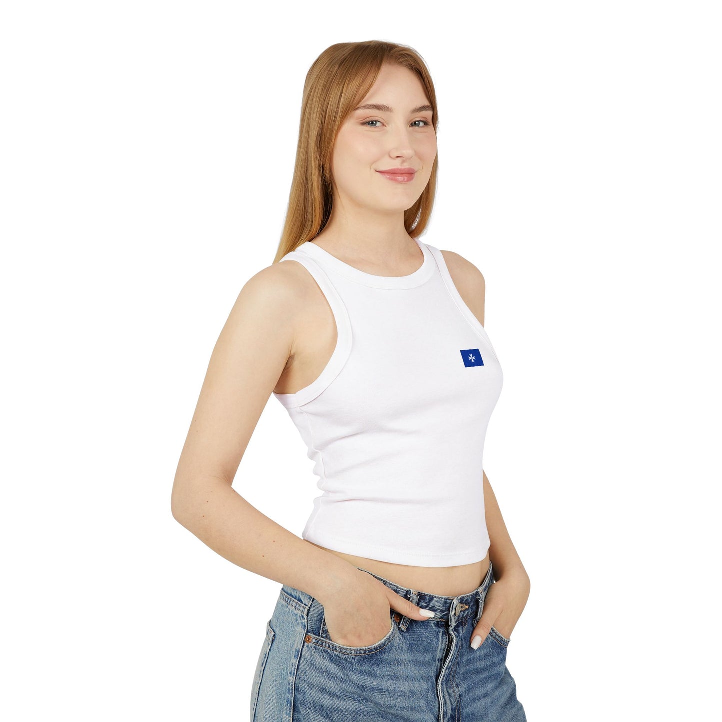 Amalfi Racer Tank Top - with discret Amalfi Maritime Flag Logo