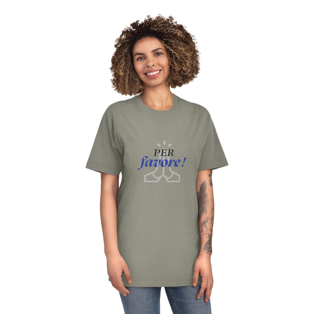 'PER favore!' Design Unisex Faded T-Shirt - ' for Casual Chic Vibes - Learn Italian the Fun way!