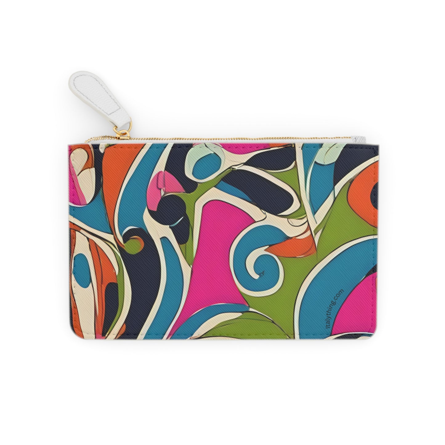 Vibrant Pucci-Style Mini Clutch Bag, Statement Accessory