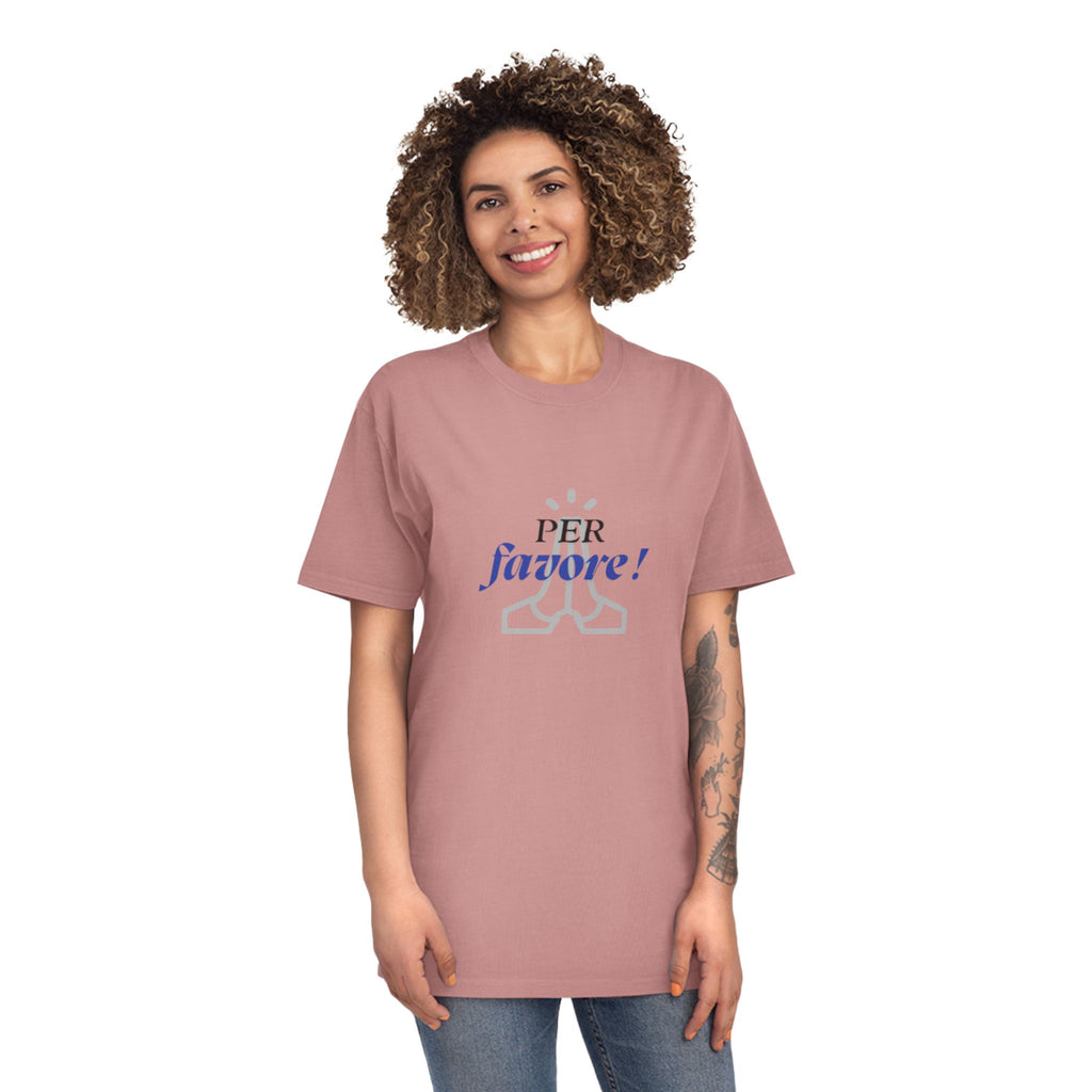 'PER favore!' Design Unisex Faded T-Shirt - ' for Casual Chic Vibes - Learn Italian the Fun way!