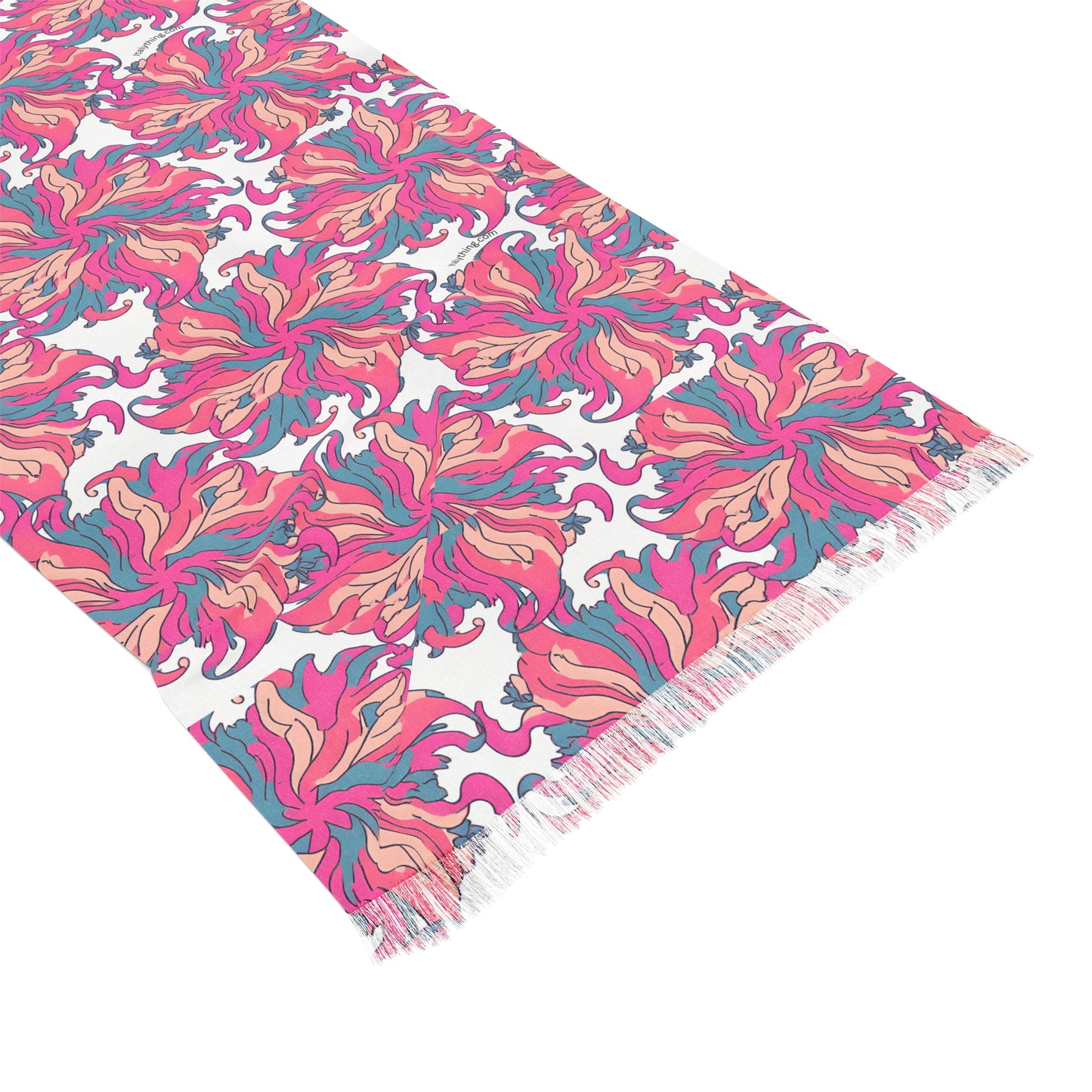 Pink Pucci-inspired Design Light Scarf