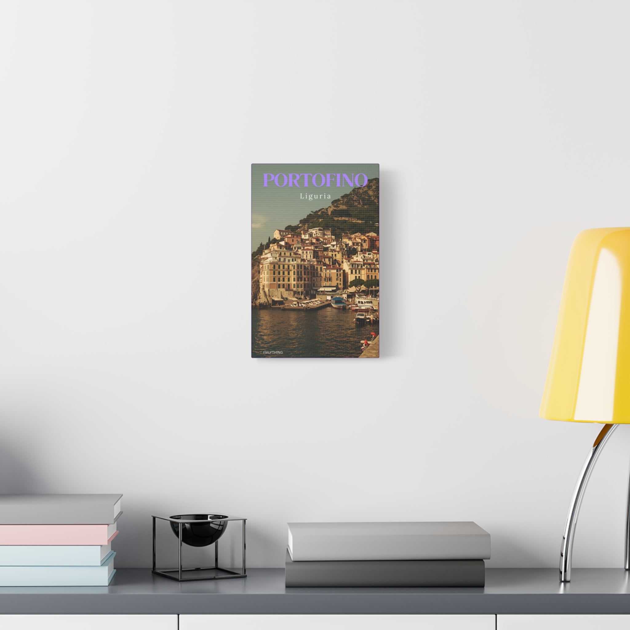 Portofino Harbour View Canvas Print - Decorative Wall Art