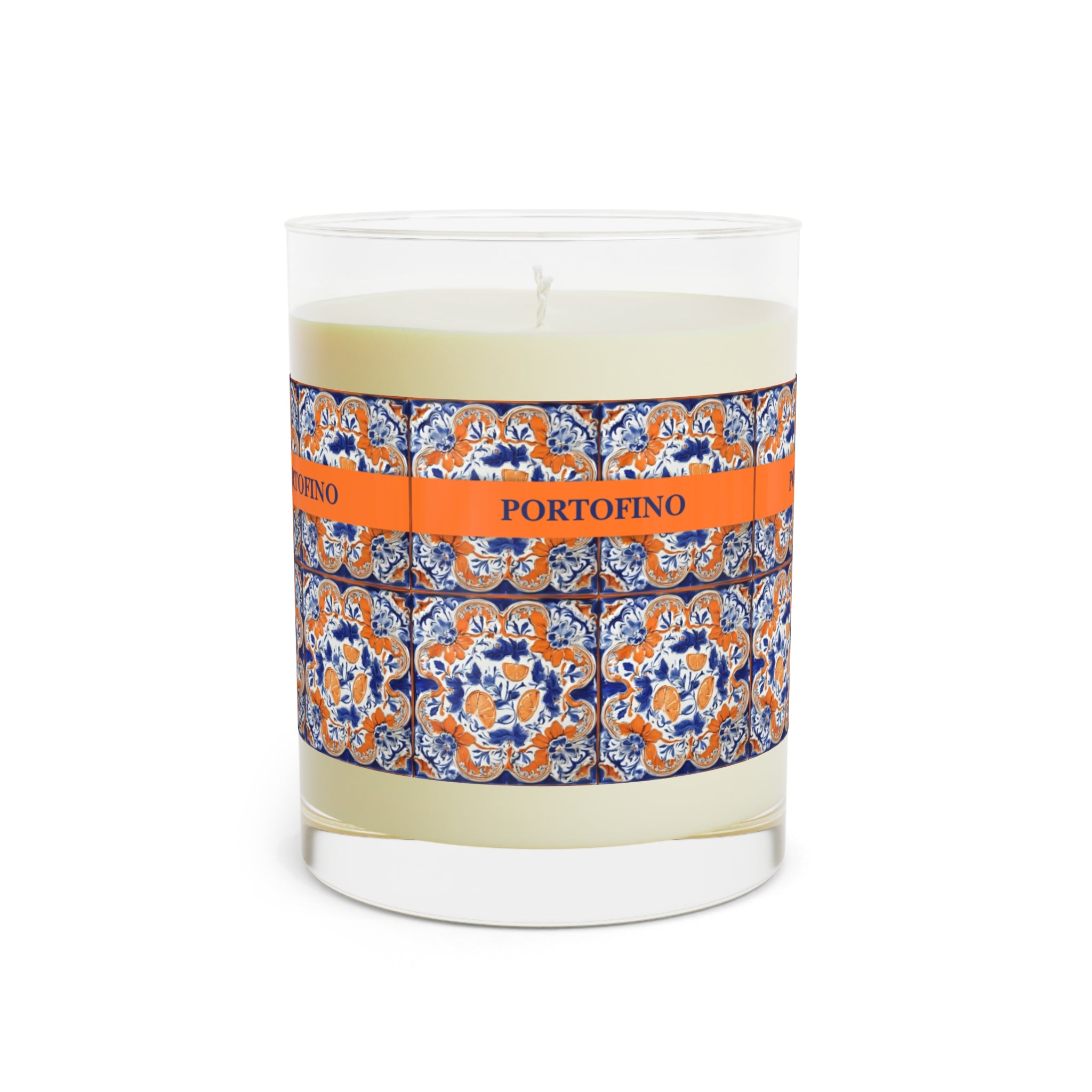 Portofino Inspired Scented Candle 11oz Glass White Tea & Fig