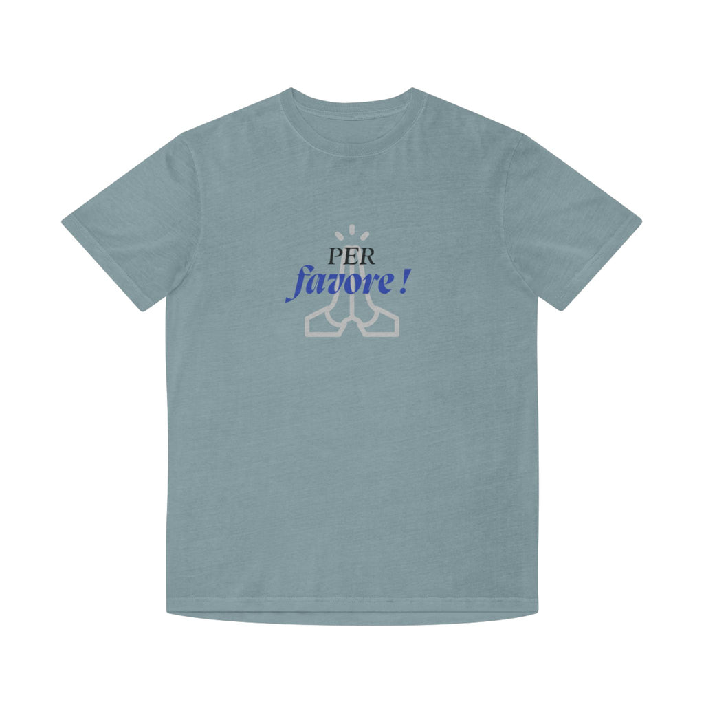 'PER favore!' Design Unisex Faded T-Shirt - ' for Casual Chic Vibes - Learn Italian the Fun way!