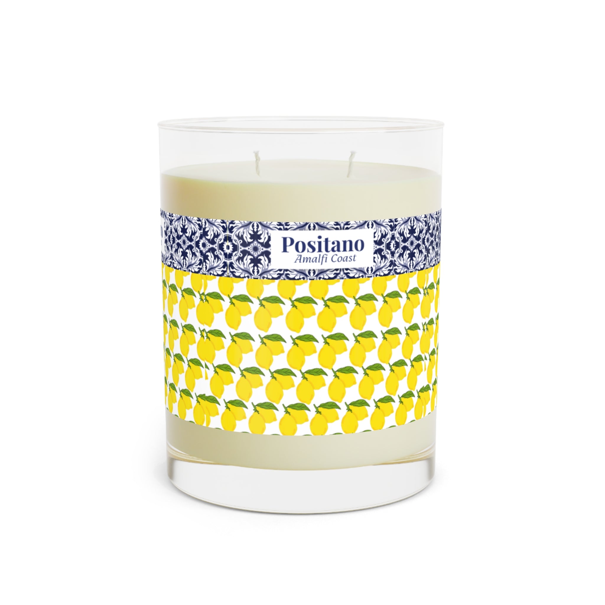 Positano Inspired Scented Candle 11oz Glass Lavender & Sage