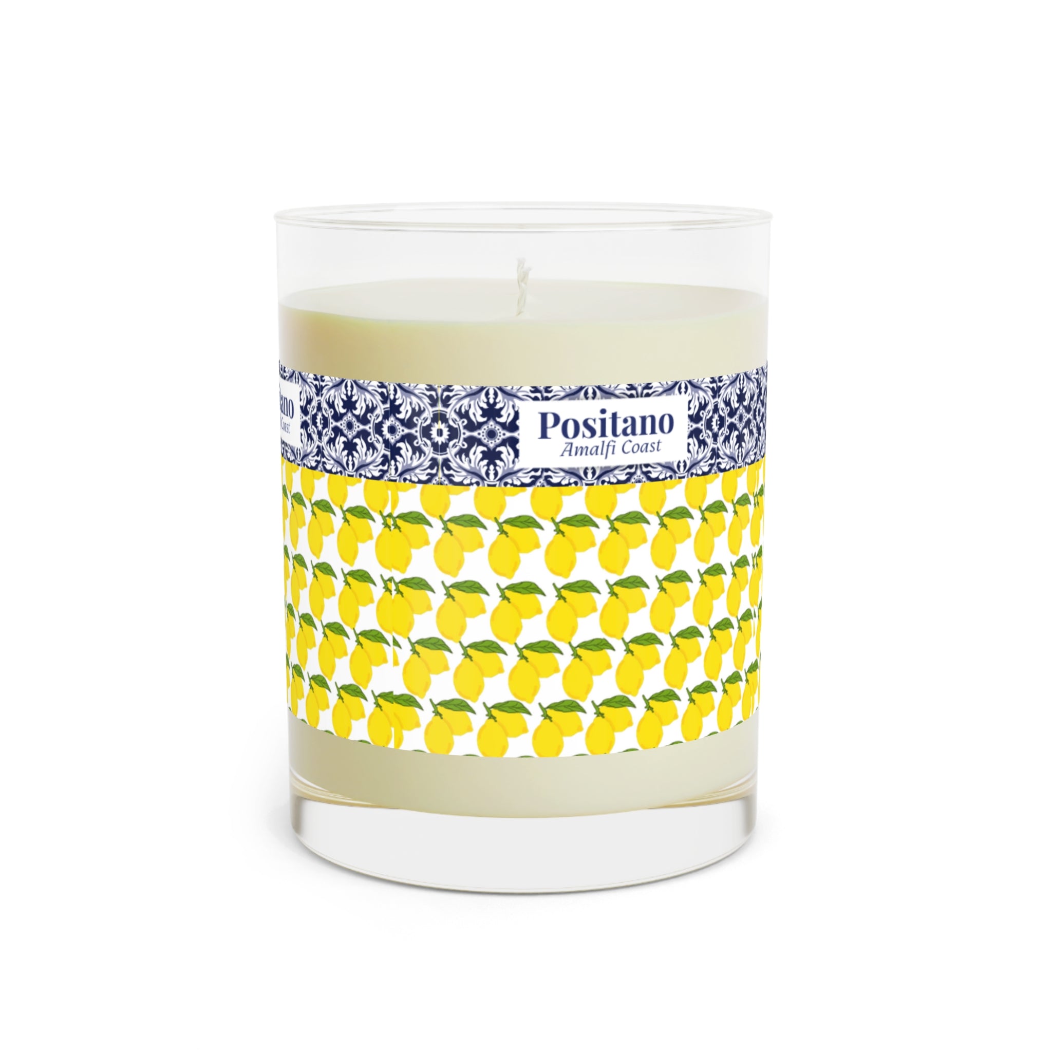 Positano Inspired Scented Candle 11oz Glass Lavender & Sage