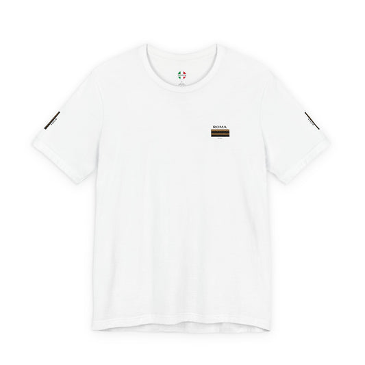ROMA Stripes Embroidered Tee for Every Occasion, Casual Wear Shirt