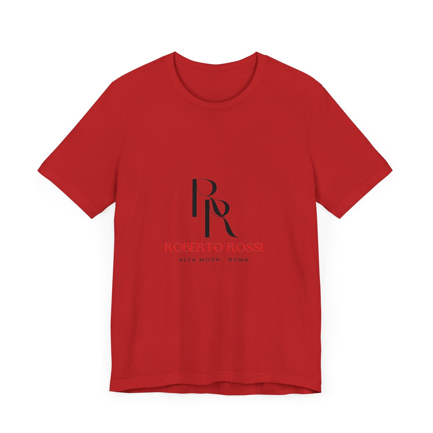 Italian Branded Rome Jersey Short Sleeve Tee - Roberto Rossi - Alta Moda - Roma