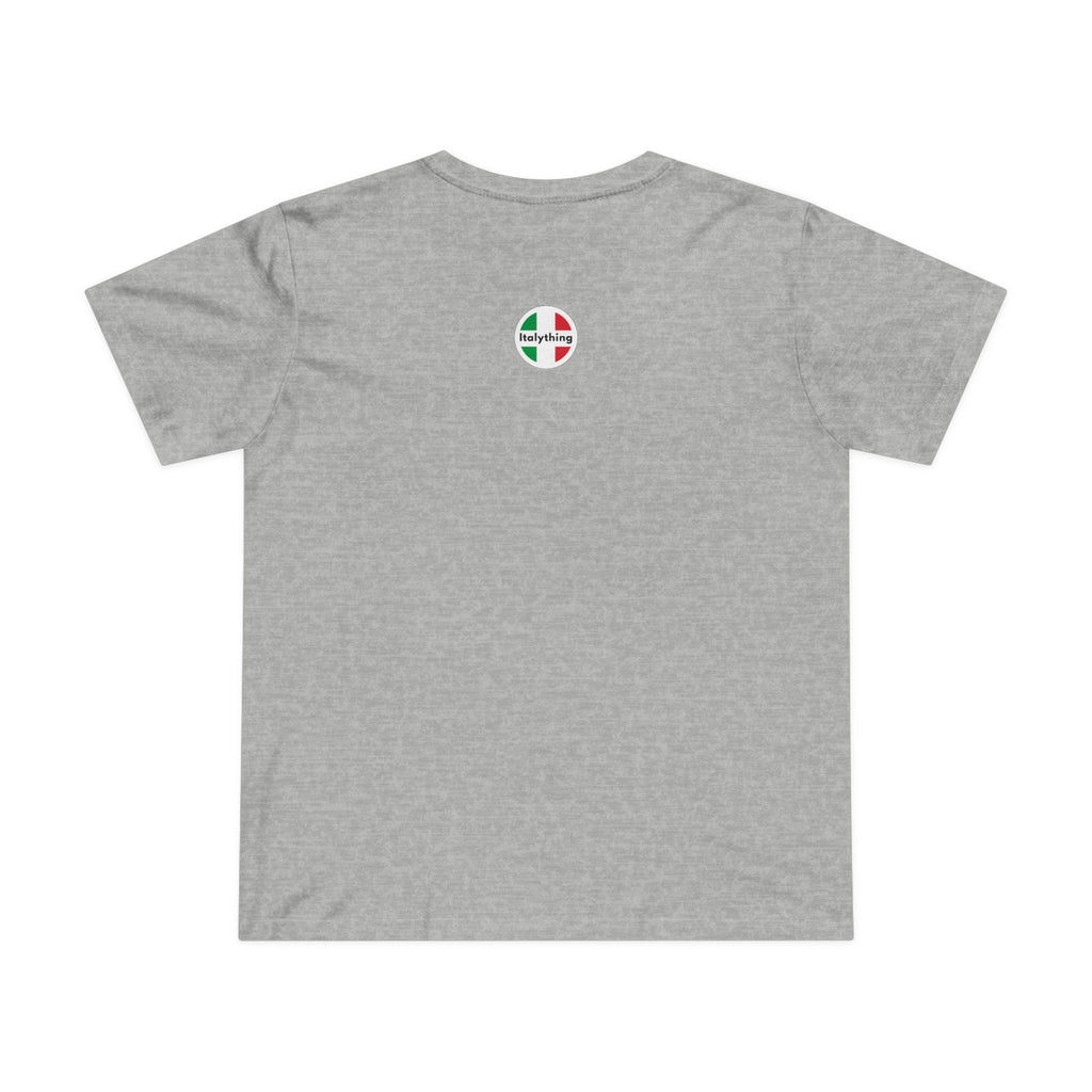 La Dolce Vita Damen-T-Shirt – T-Shirt mit italienischer Flagge