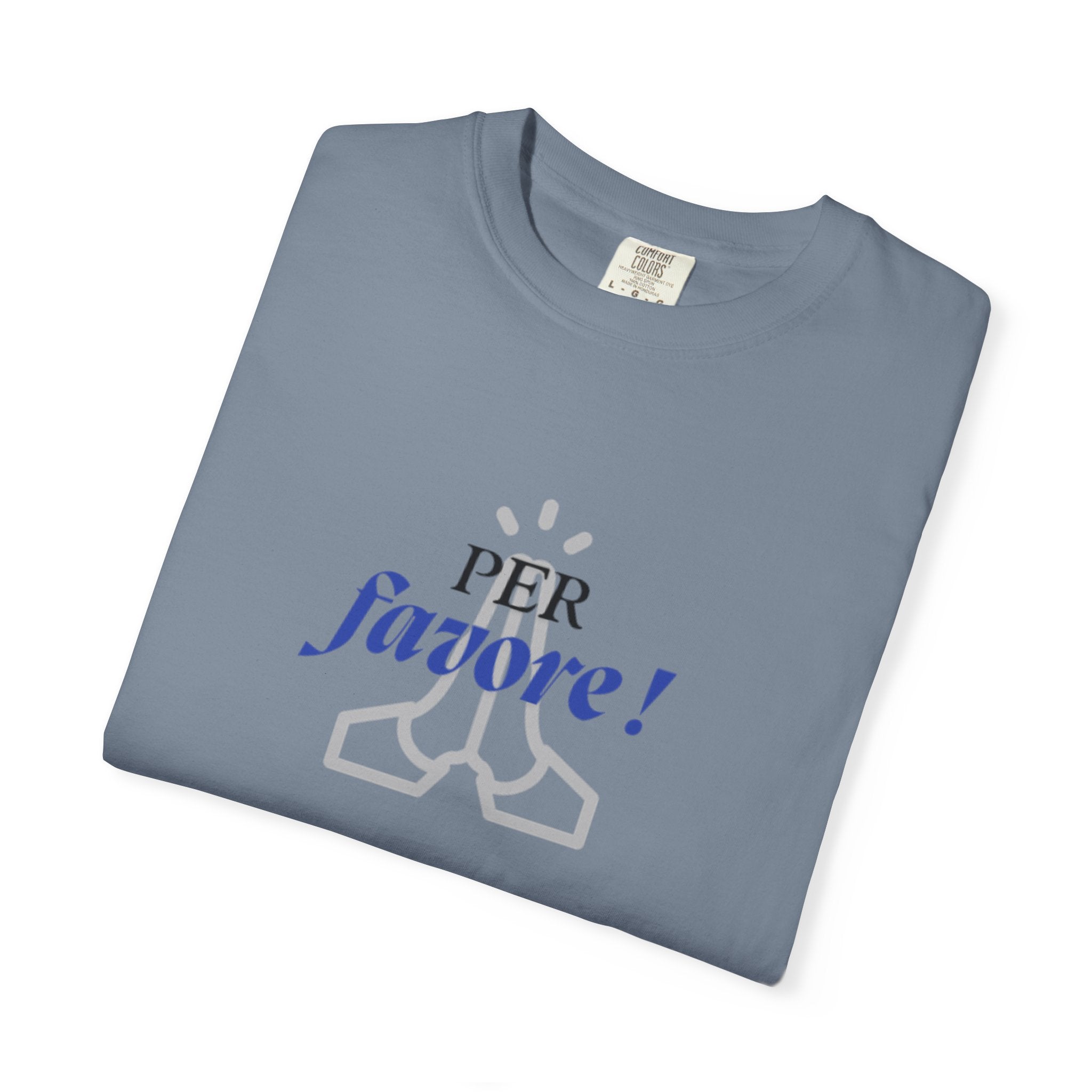 Italian Expression "Per favore"  Graphic Fun T-Shirt