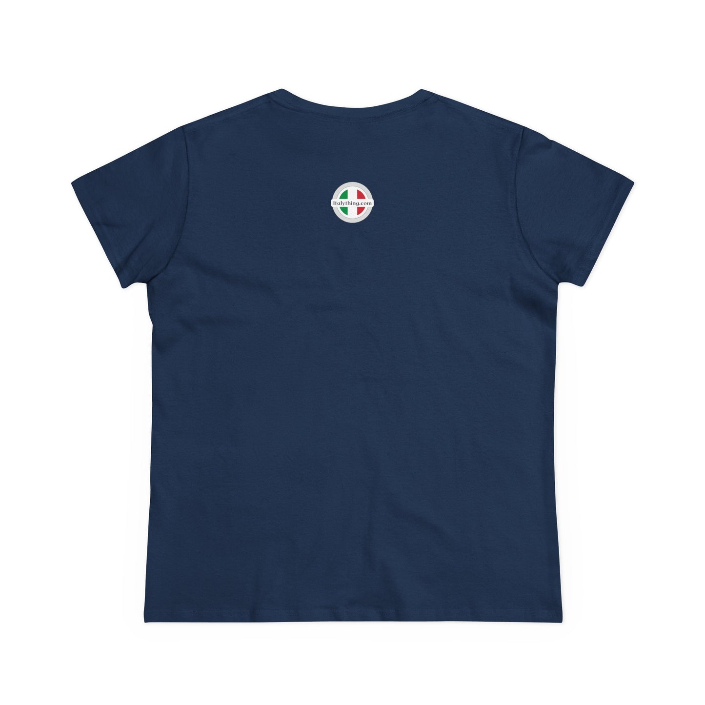 L'Appuntamento Italian Logo Women's Tee — Blue Bird Minimalist Cotton T-Shirt