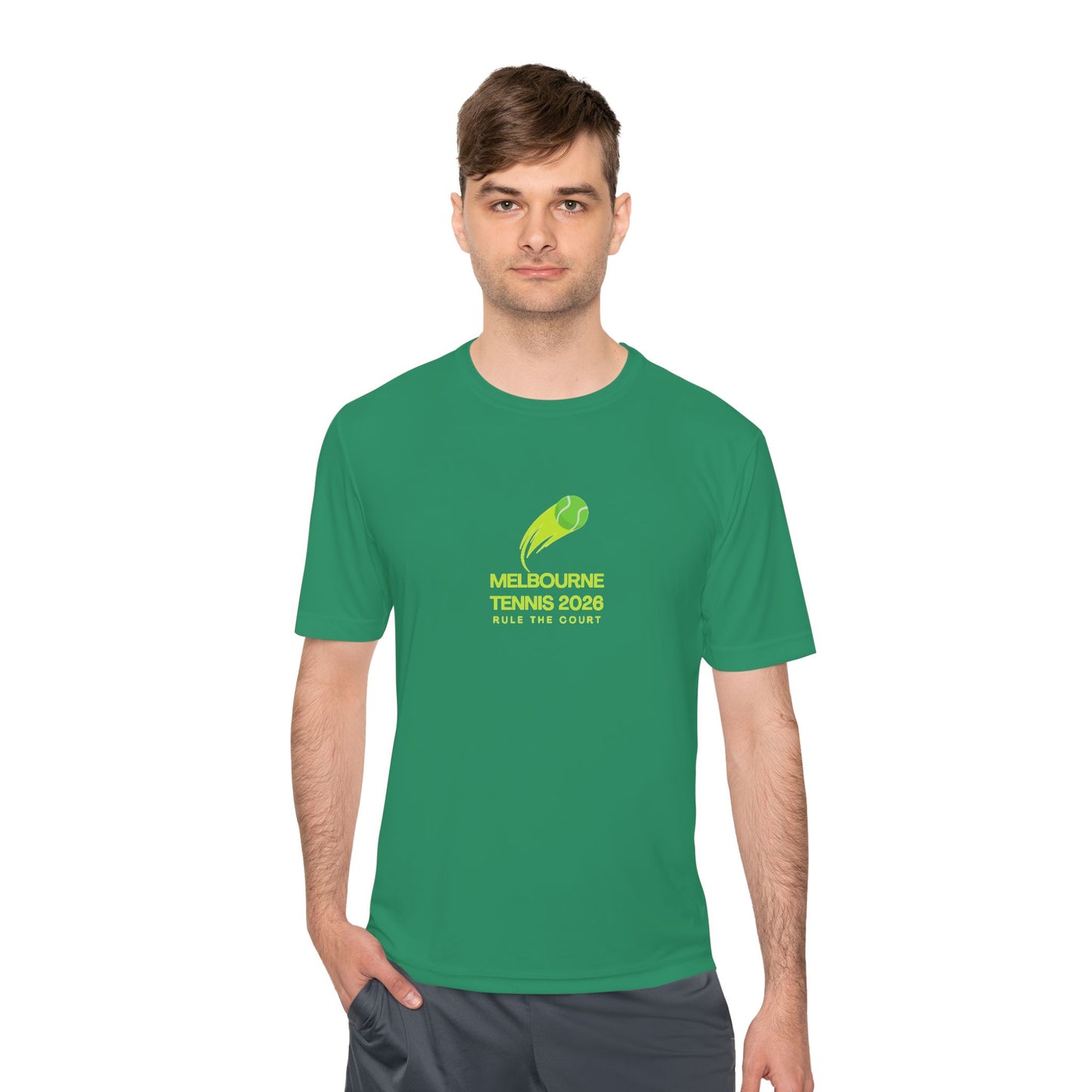 Melbourne Tennis 2026 Unisex Moisture Wicking Tee - Rule the Court! - perfect for Tennis Enthusiasts