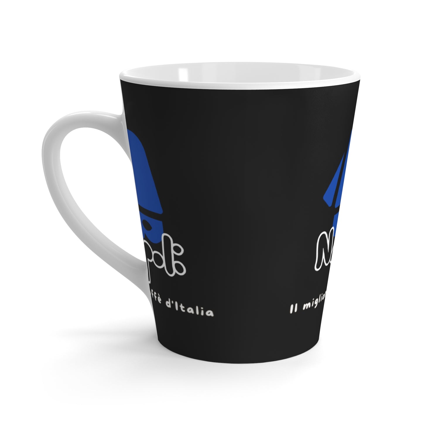 Napoli Latte Mug – Il miglior caffè d'Italia - Blue Logo Ceramic Cup