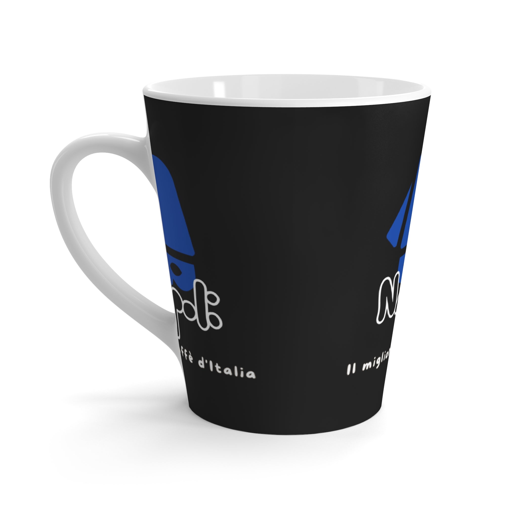 Napoli Latte Mug – Il miglior caffè d'Italia - Blue Logo Ceramic Cup