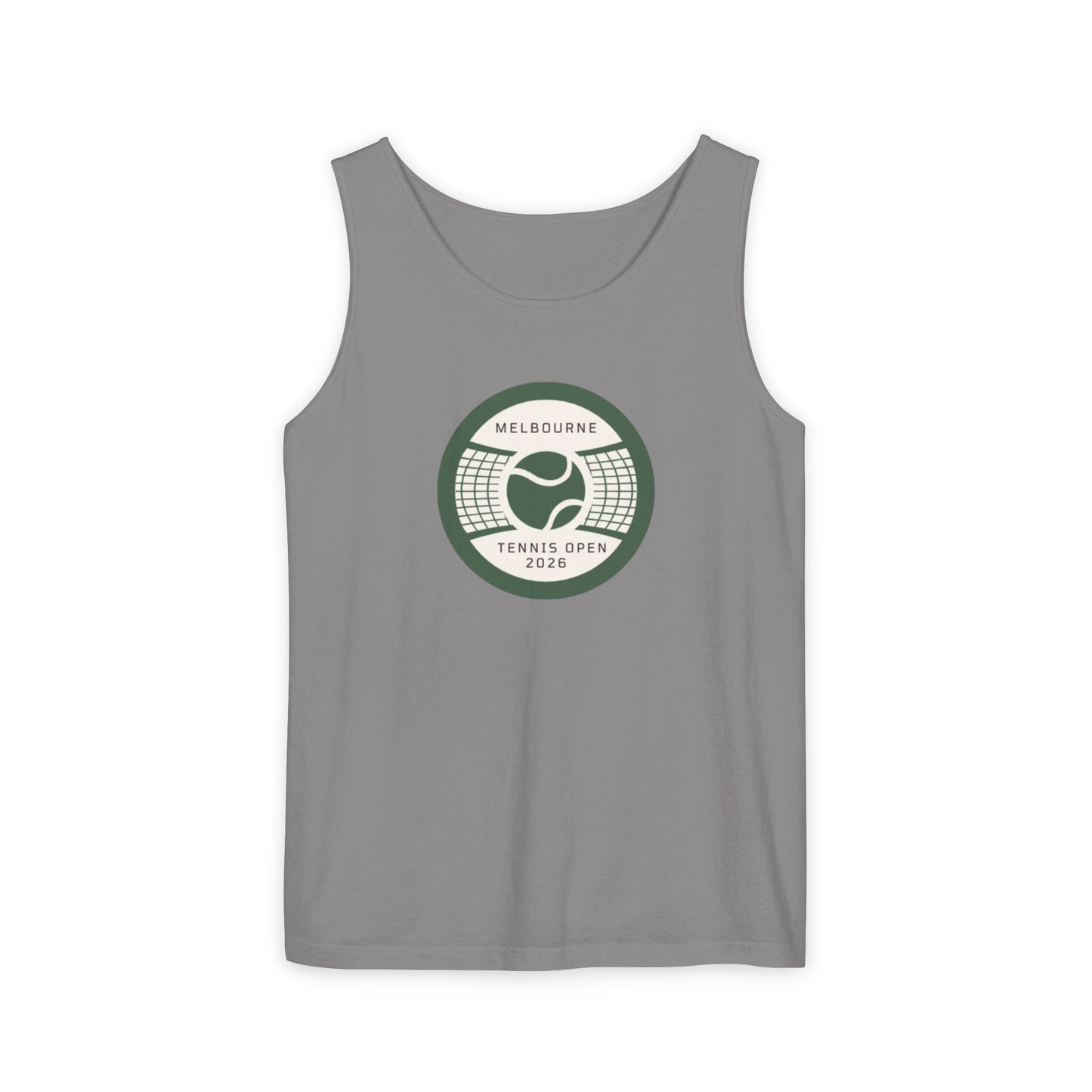 Melbourne Tennis Open 2026 Unisex Garment-Dyed Tank Top