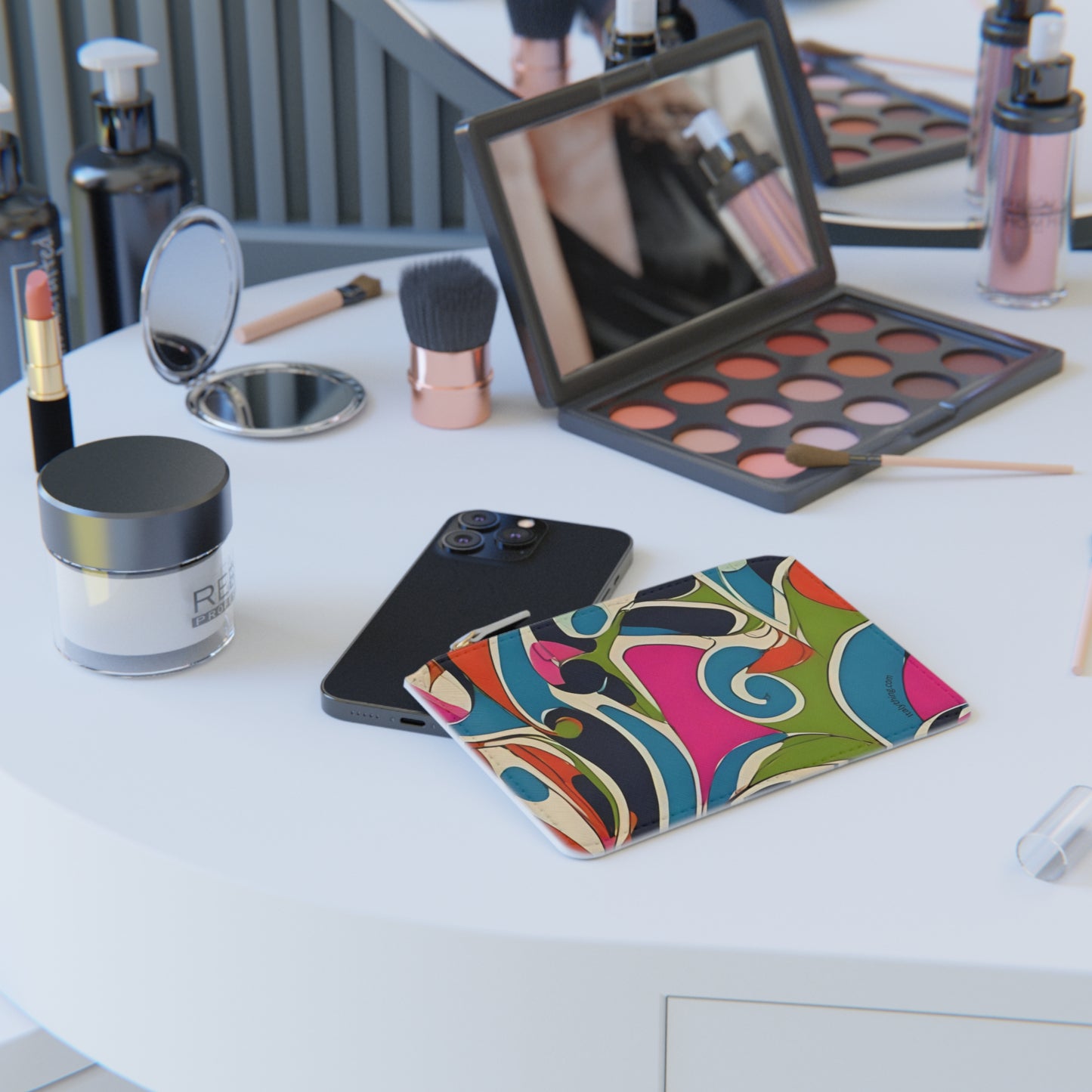 Vibrant Pucci-Style Mini Clutch Bag, Statement Accessory