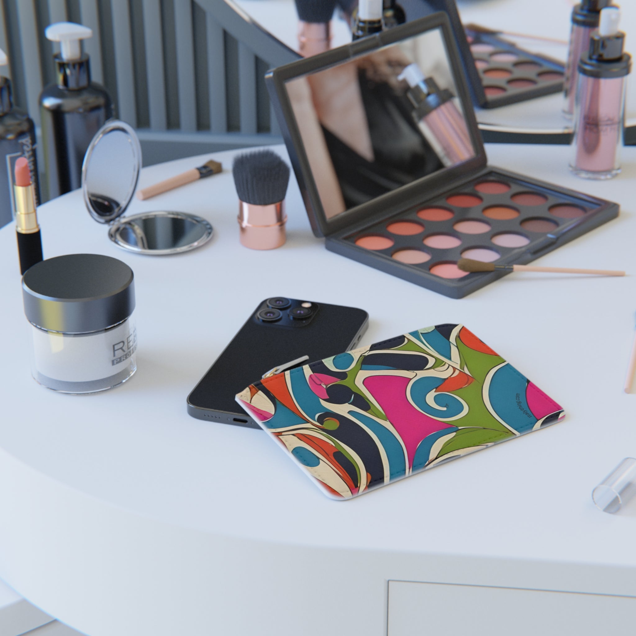 Vibrant Pucci-Style Mini Clutch Bag, Statement Accessory