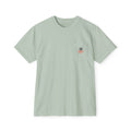 Faded Pocket T-Shirt — 'In bocca al lupo' Wolf Graphic Tee