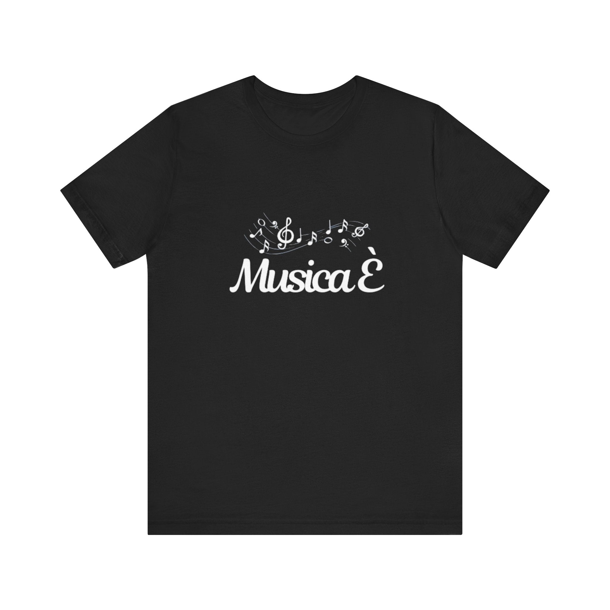 Italian Branded Jersey Short Sleeve Tee : "Musica è..." (Music is..)