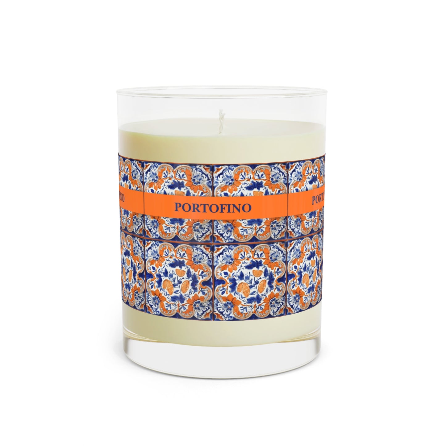 Portofino Inspired Scented Candle 11oz Glass White Tea & Fig
