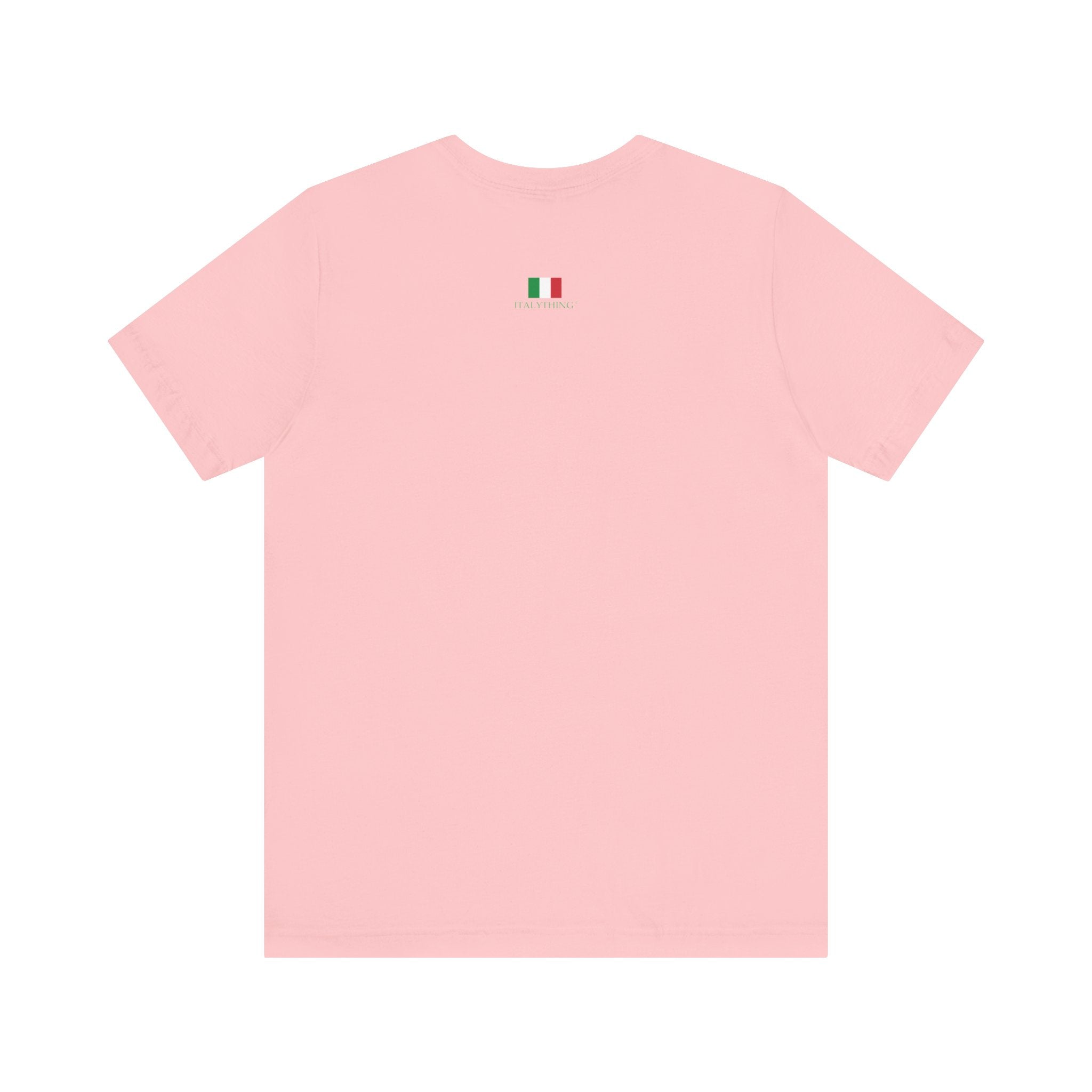 Italienisches Marken-T-Shirt aus Jersey mit kurzen Ärmeln: "Musica è..." (Musik ist...)