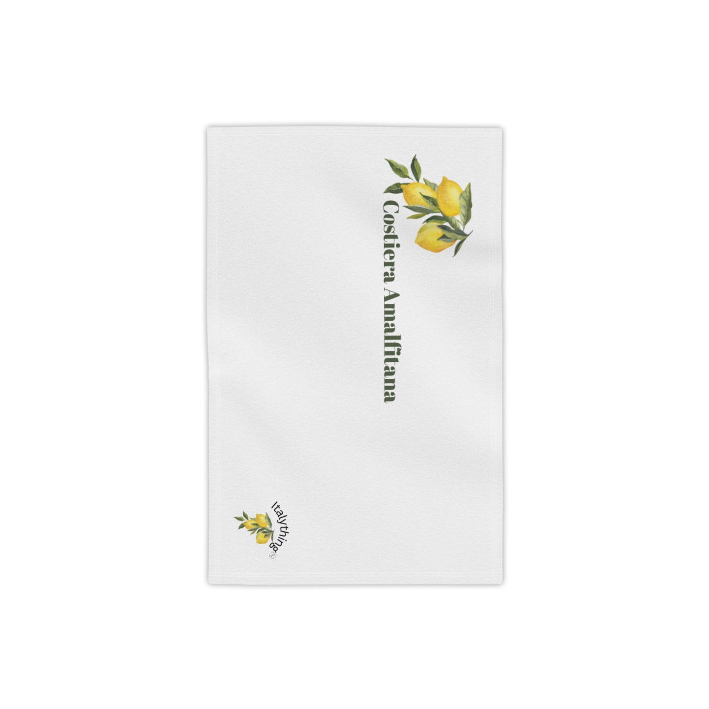 Amalfi Lemon Beach Towel — 'Costiera Amalfitana' Coastal Print