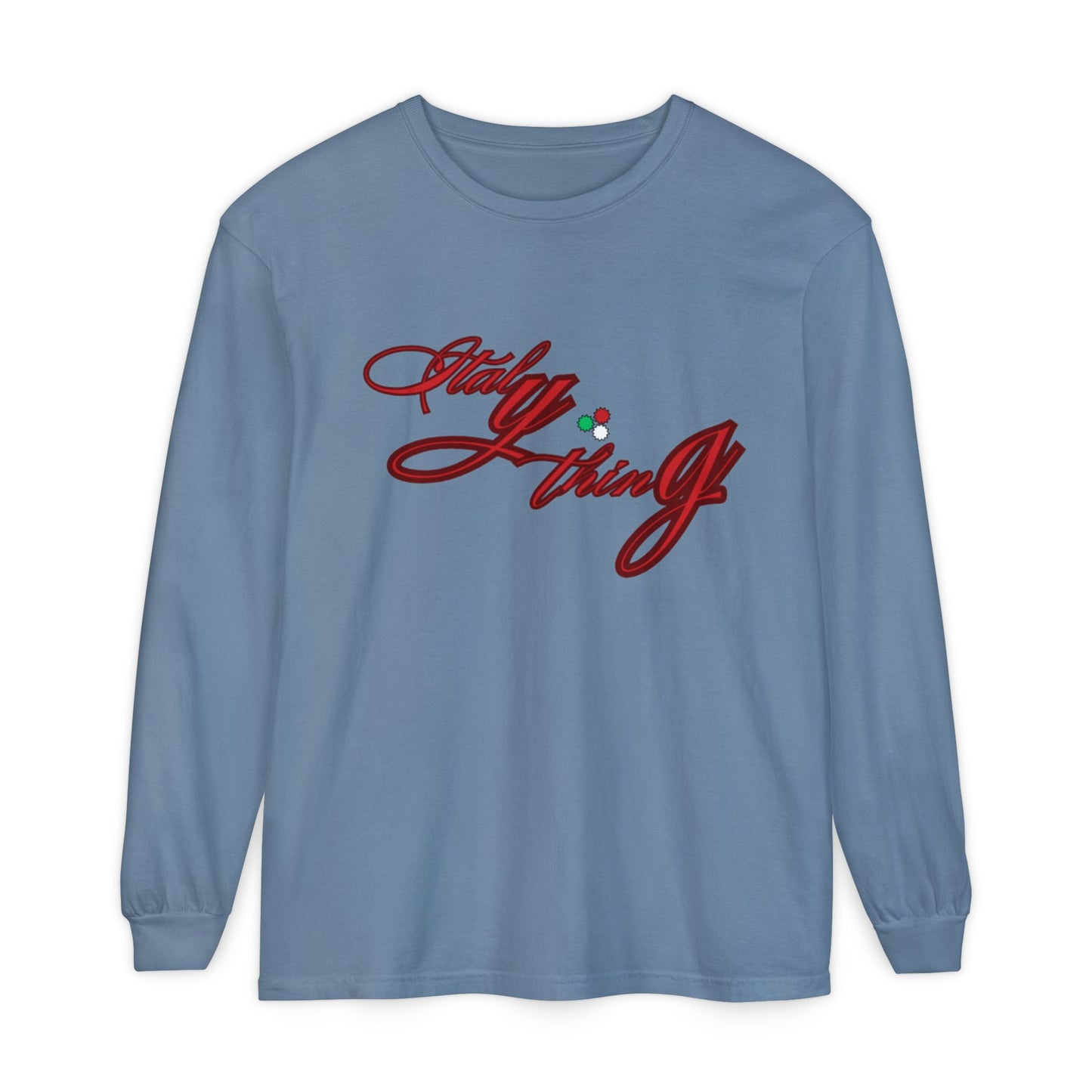 Italything Logo Unisex Long Sleeve T-Shirt – Perfect for Holidays & Casual Wear