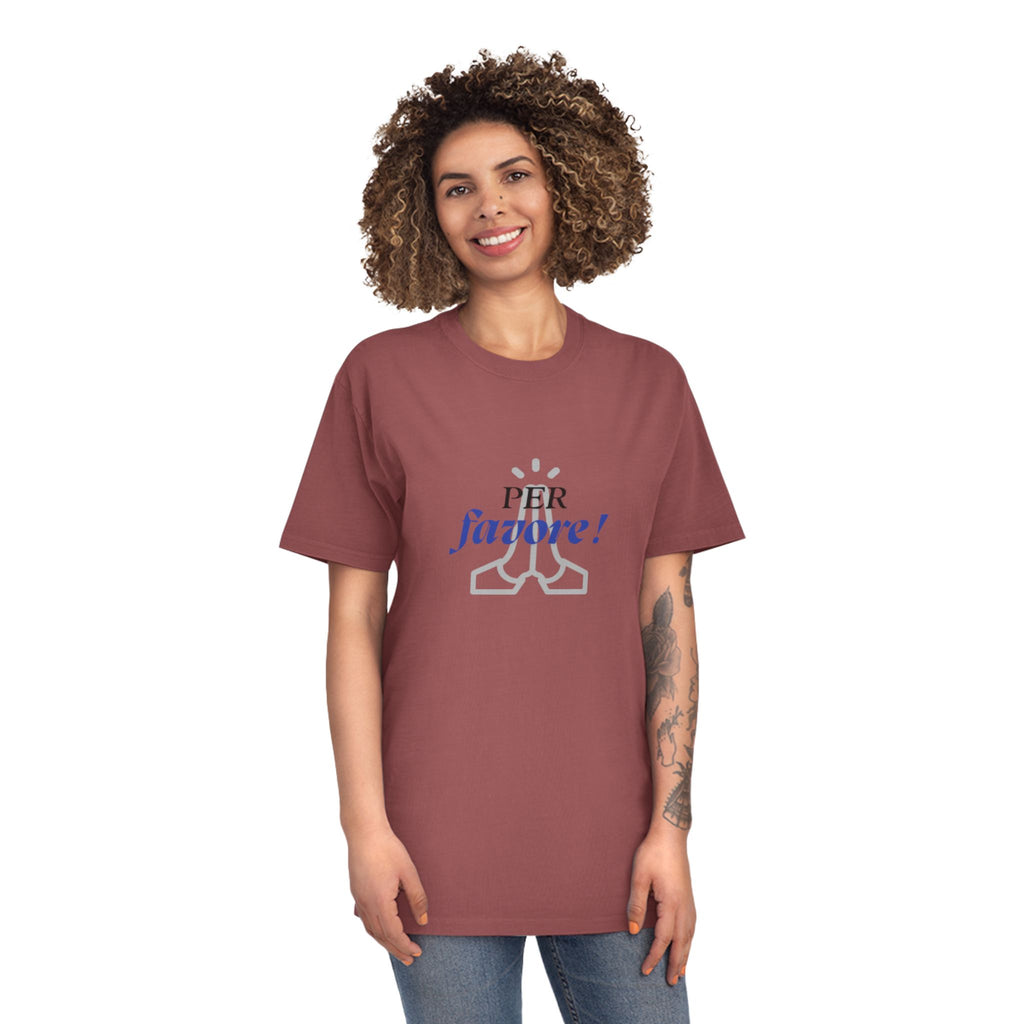 'PER favore!' Design Unisex Faded T-Shirt - ' for Casual Chic Vibes - Learn Italian the Fun way!
