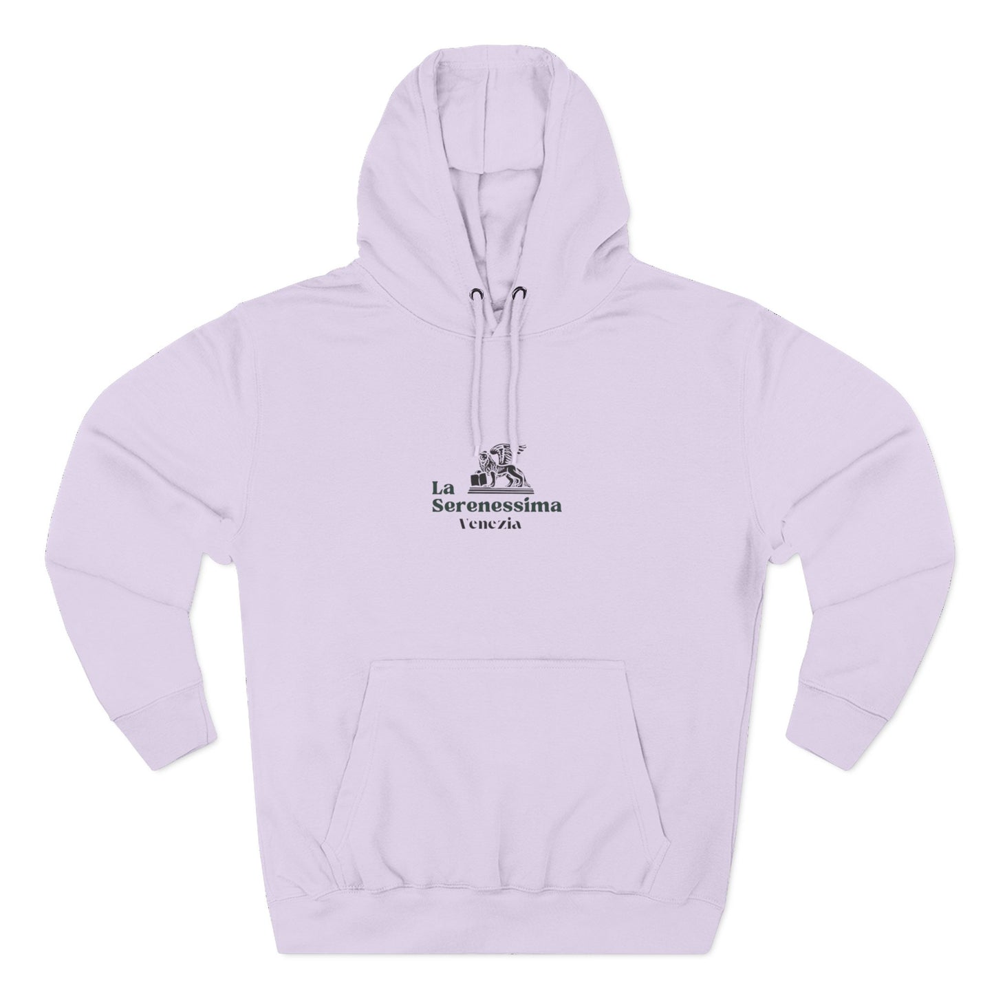 Venezia - La Serenessima Three-Panel Fleece Hoodie - Cozy & Stylish Italian-Inspired Winter Wear