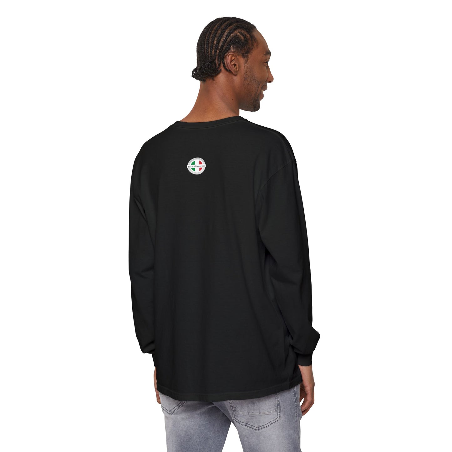 Italything Logo Unisex Long Sleeve T-Shirt – Perfect for Holidays & Casual Wear